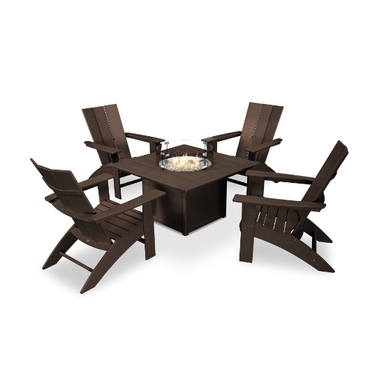 Modern Adirondack mahogany frame