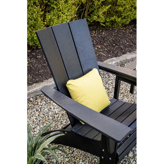 Modern Adirondack arm detail