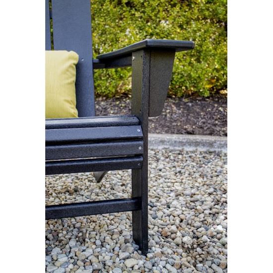 Modern Adirondack front detail