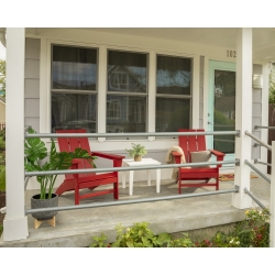PolyWood Modern Adirondack Chair and Side Table Set - PWS502-1