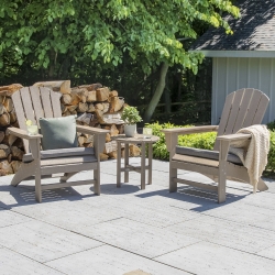 PolyWood Nautical Adirondack Set - PWS498-1