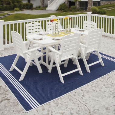PolyWood Nautical 7 Piece Patio Dining Set - PW-NAUTICAL-SET3