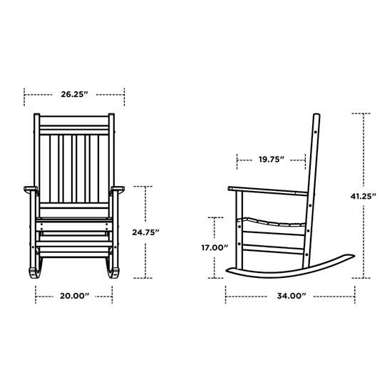 Estate Rocking Chair - R199