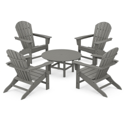PolyWood South Beach Adirondack Chat Set - PWS105-1