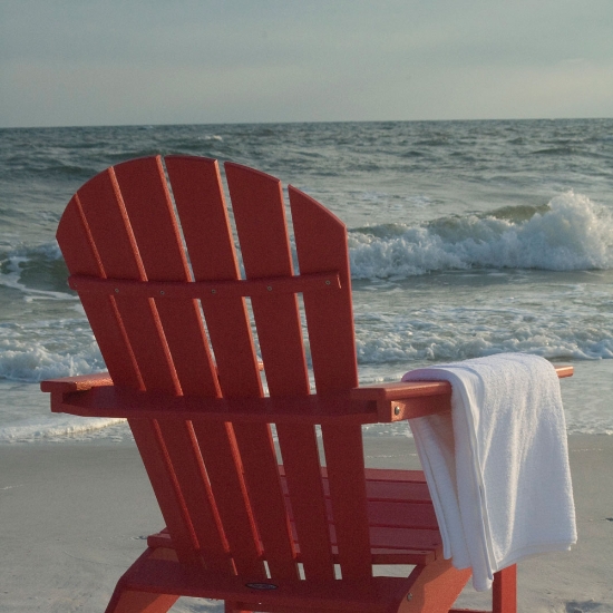 South Beach Adirondack Chat Set - PWS105-1