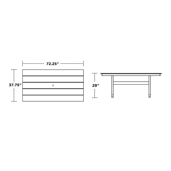 Farmhouse Trestle dimensions