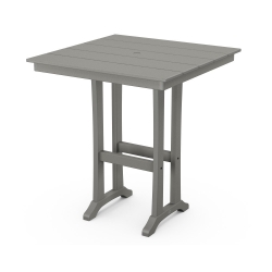 PolyWood Farmhouse Trestle 37" Bar Table - PLB81-T1L1