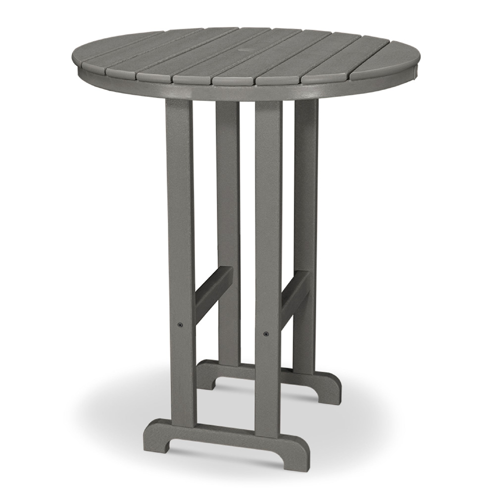 Polywood 36 Inch Round Bar Table Rbt236, 36 Round Bar Table