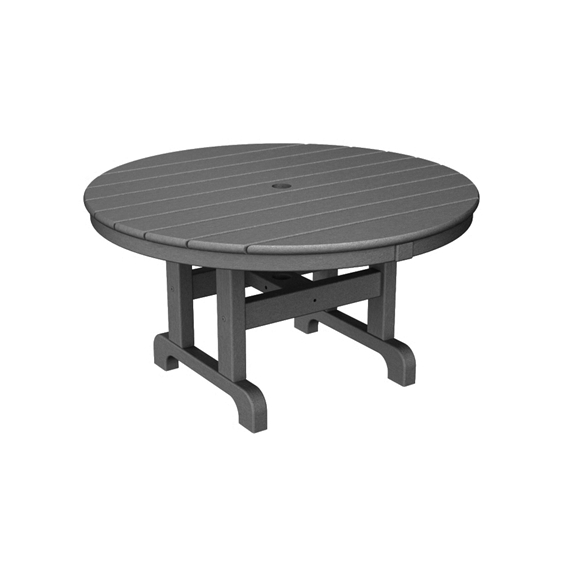 Polywood 36 Inch Round Conversation, 36 Inch Round Outdoor Coffee Table