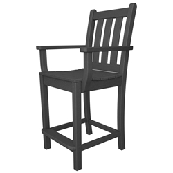 PolyWood Traditional Garden Counter Chair - TGD201