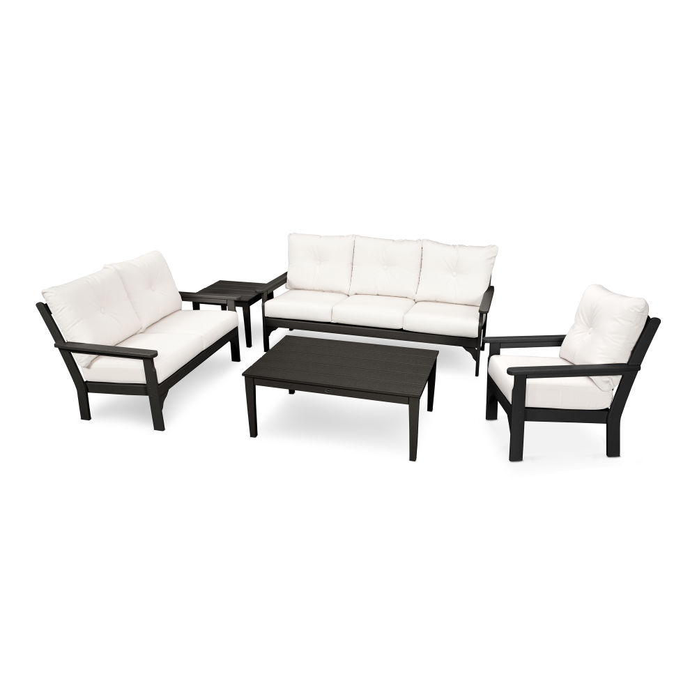 PolyWood Vineyard 5 Piece Deep Seating Set - PWS318-2