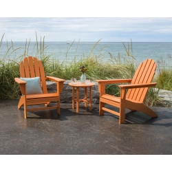 PolyWood Vineyard Adirondack and Side Table Set - PWS399-1
