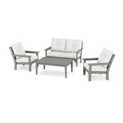 PolyWood Vineyard 4-Piece Deep Seating Set - PWS405-2