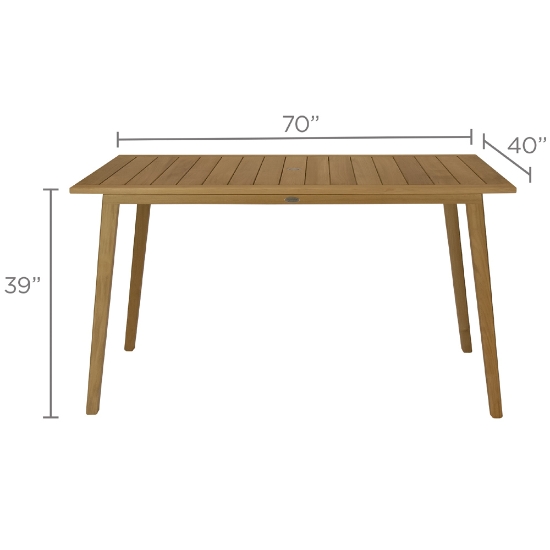 Admiral Bar Table dimensions