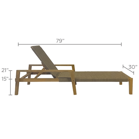 chaise dimensions