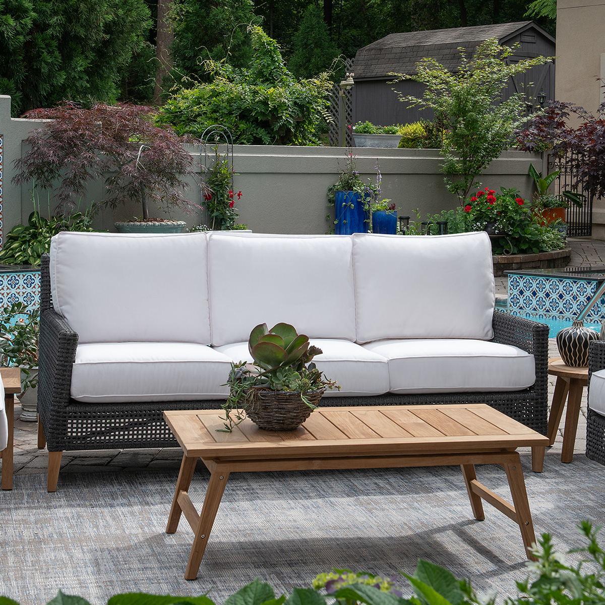 Royal Teak Cannes Sofa - CAN3S