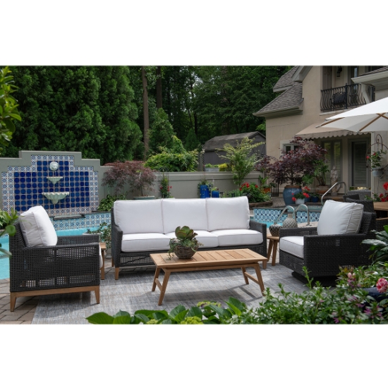 Cannes Sofa and Lounge Chair Patio Set