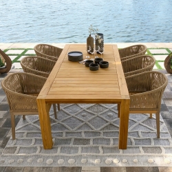Royal Teak Malibu Dining Set for 6 - RT-MALIBU-SET1