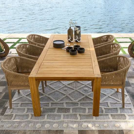 Royal Teak Malibu Dining Set for 6 - RT-MALIBU-SET1