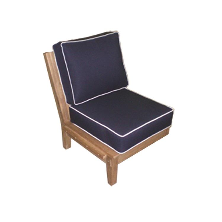 Royal Teak Miami Armless Sectional Chair - MIAINS