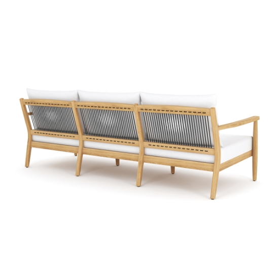 Palma Sofa with White Cushions back