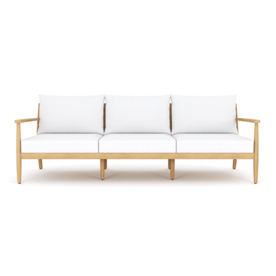 Palma Sofa with White Cushions front