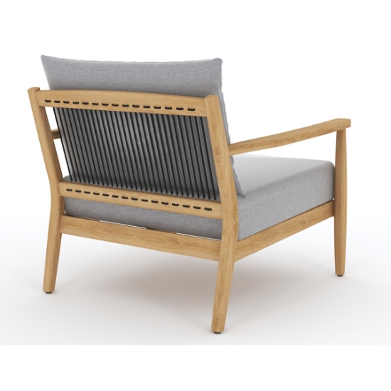 Palma Club Chair with Granite Cushions back
