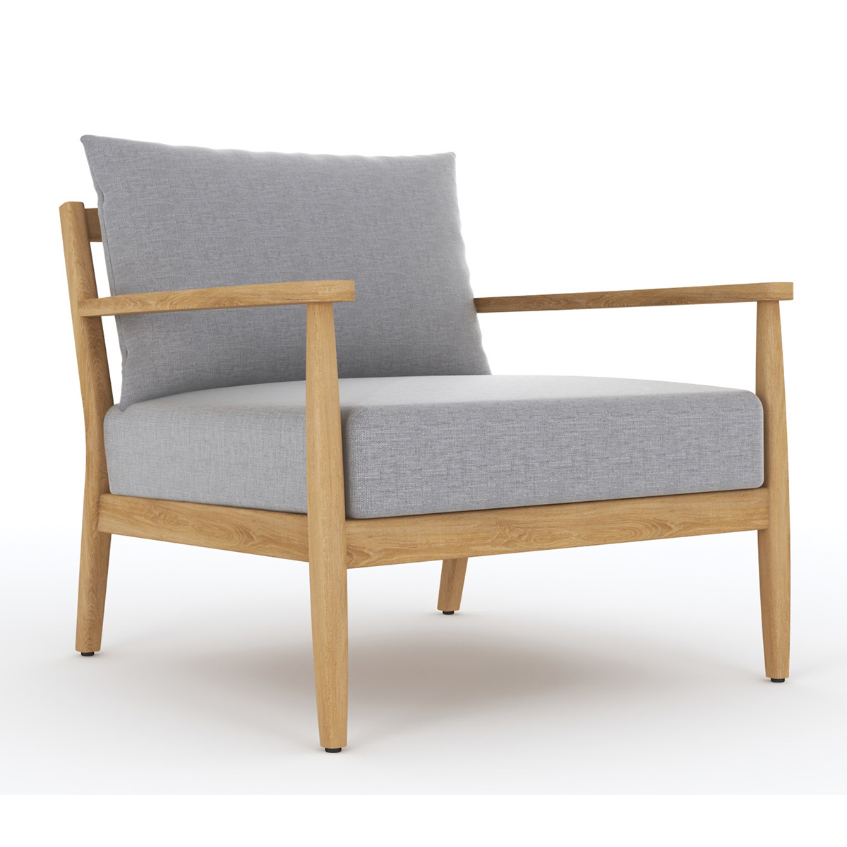 Royal Teak Palma Club Chair with Granite Cushions - PALCC-G
