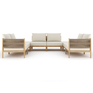Royal Teak San Lucas Teak Modular Set - RT-SANLUCAS-SET2