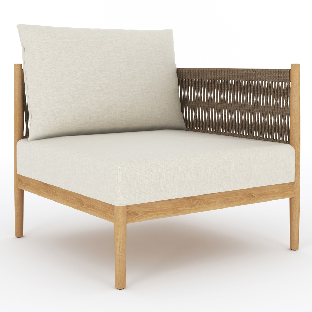 Royal Teak San Lucas RAF Sectional Chair - SLARMR