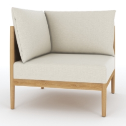 Royal Teak San Lucas Corner Sectional Chair - SLCRN