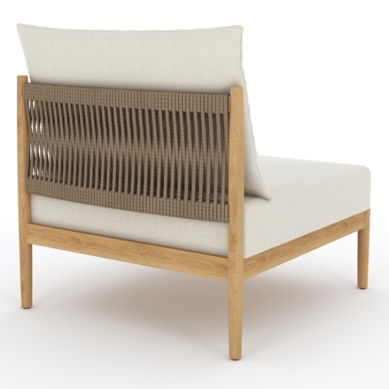 San Lucas Armless Sectional Chair back