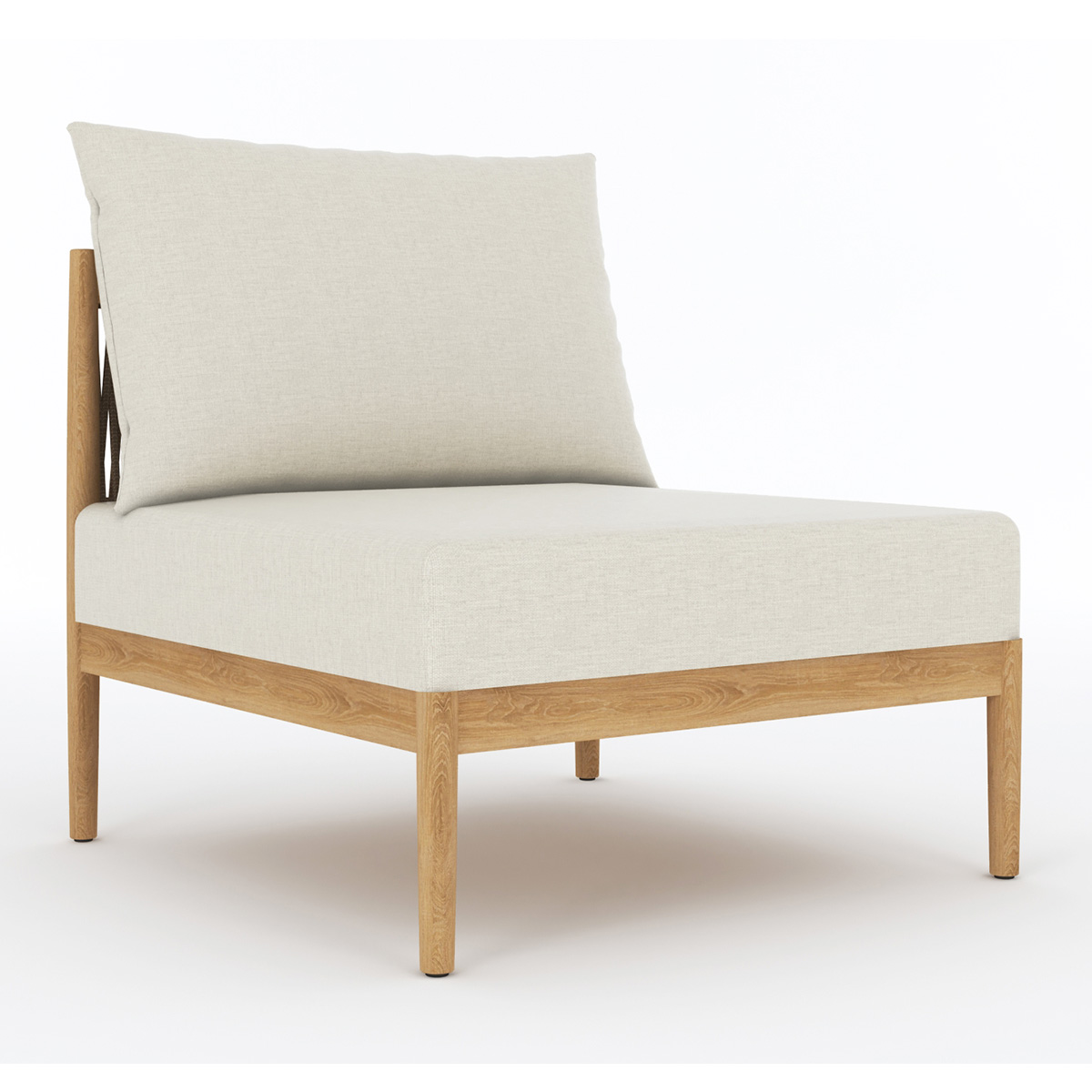 Royal Teak San Lucas Armless Sectional Chair - SLINS