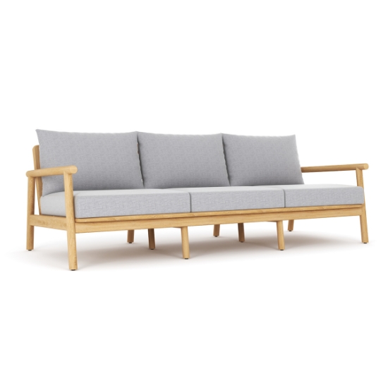 Royal Teak Seville Sofa with Cushions
