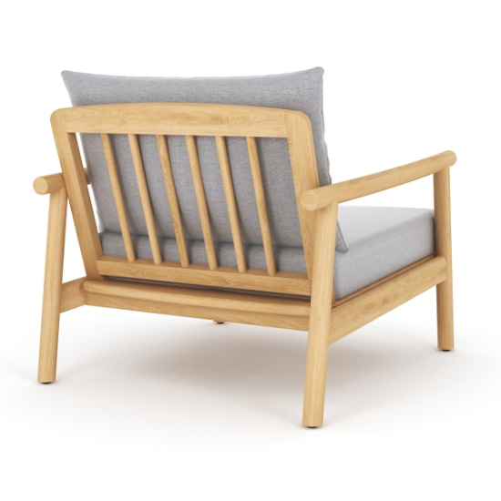Seville Club Chair with Granite Cushions back