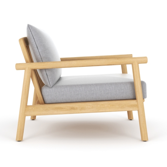 Seville Club Chair with Granite Cushions side