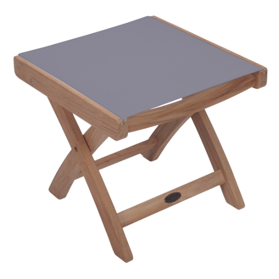 Royal Teak Gray Sling Footrest - FRGS