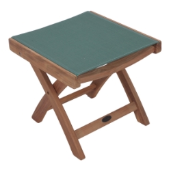 Royal Teak Moss Sling Footrest - FRMS