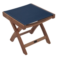 Royal Teak Navy Sling Footrest - FRNS