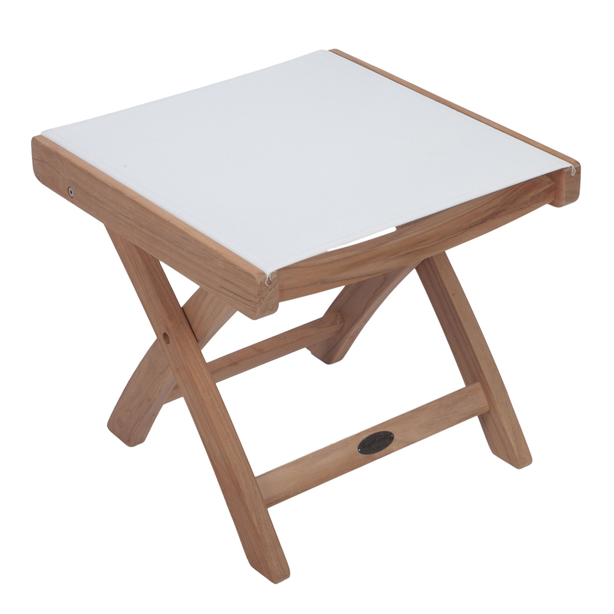 Royal Teak White Sling Footrest - FRWS