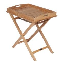 Royal Teak Teak Tray on Stand - TRST
