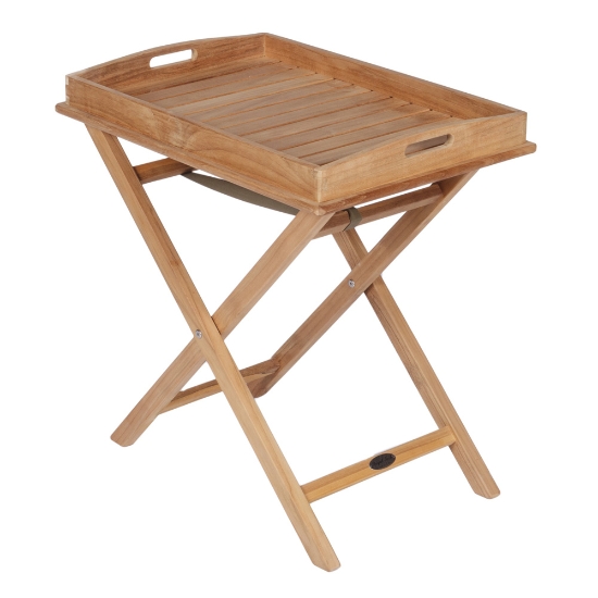 Royal Teak Teak Tray on Stand - TRST