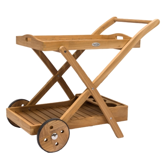 Royal Teak Teak Tray Cart - TTC
