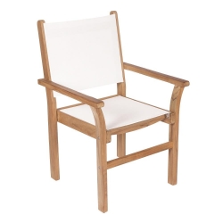 Royal Teak Captiva Sling Stacking Chair - CAP
