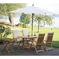 Estate Outdoor Dining Set for 4 with Cushions