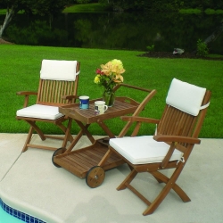 Royal Teak Sailor Small Outdoor Furniture Set for 2 - RT-SAILOR-SET3