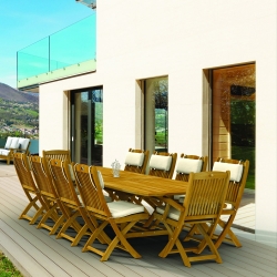 Royal Teak Sailor Outdoor Dining Set for 10 - RT-SAILOR-SET6