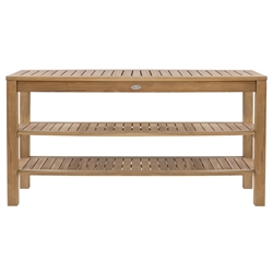 Royal Teak 60" Console Table with Two Shelves - CTBS