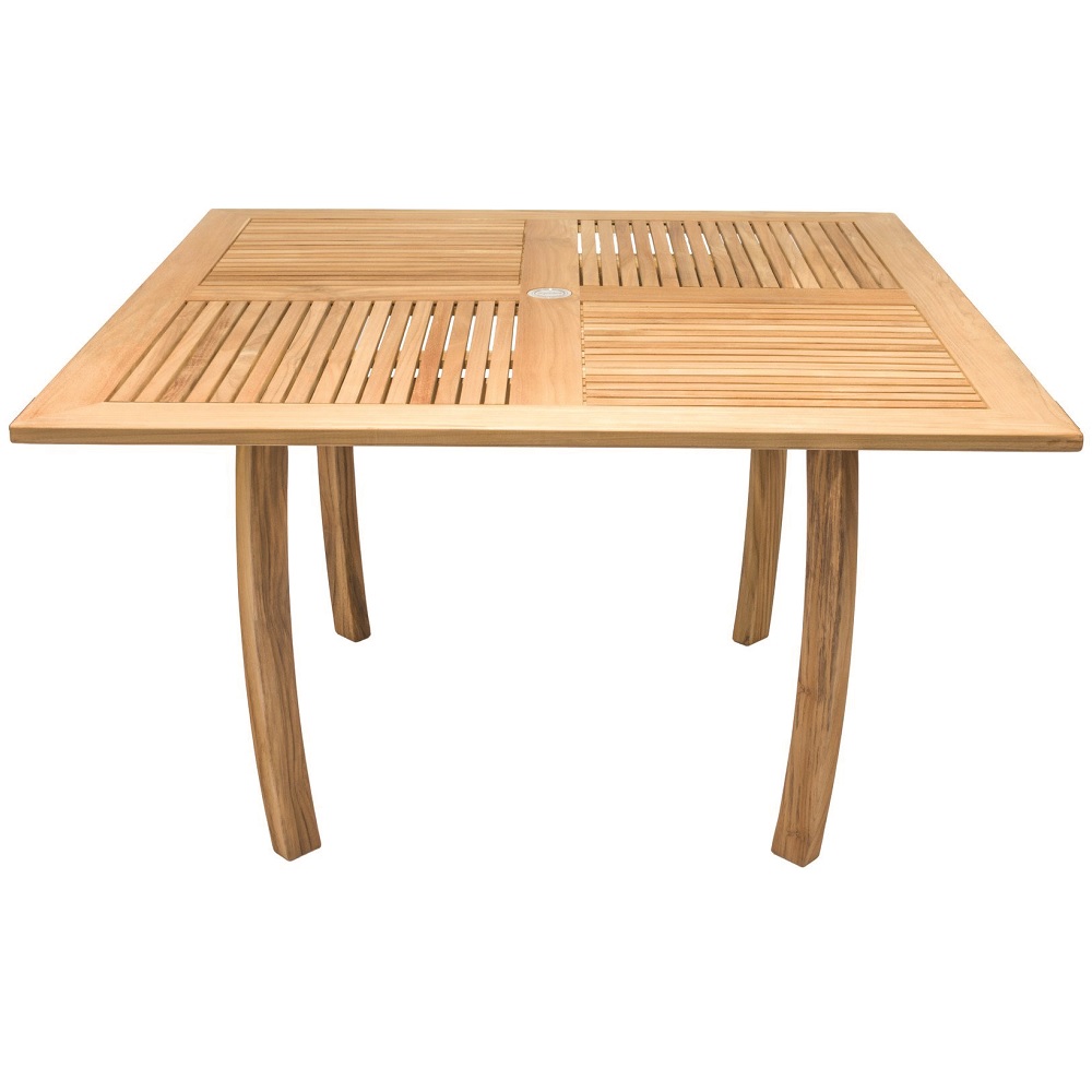 Royal Teak Teak Dolphin 50" Square Dining Table - DP50S