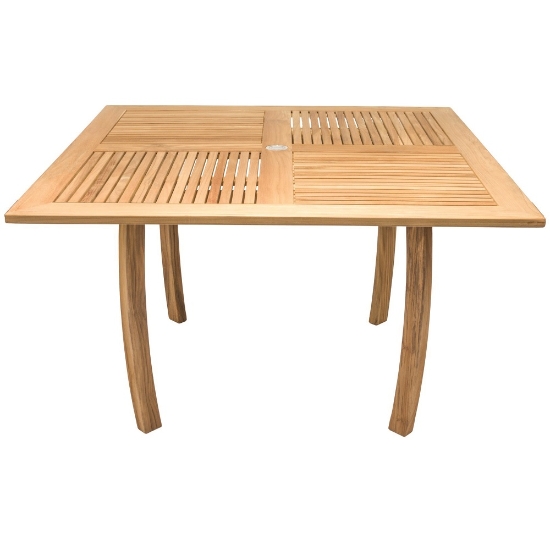 Royal Teak Teak Dolphin 50" Square Dining Table - DP50S